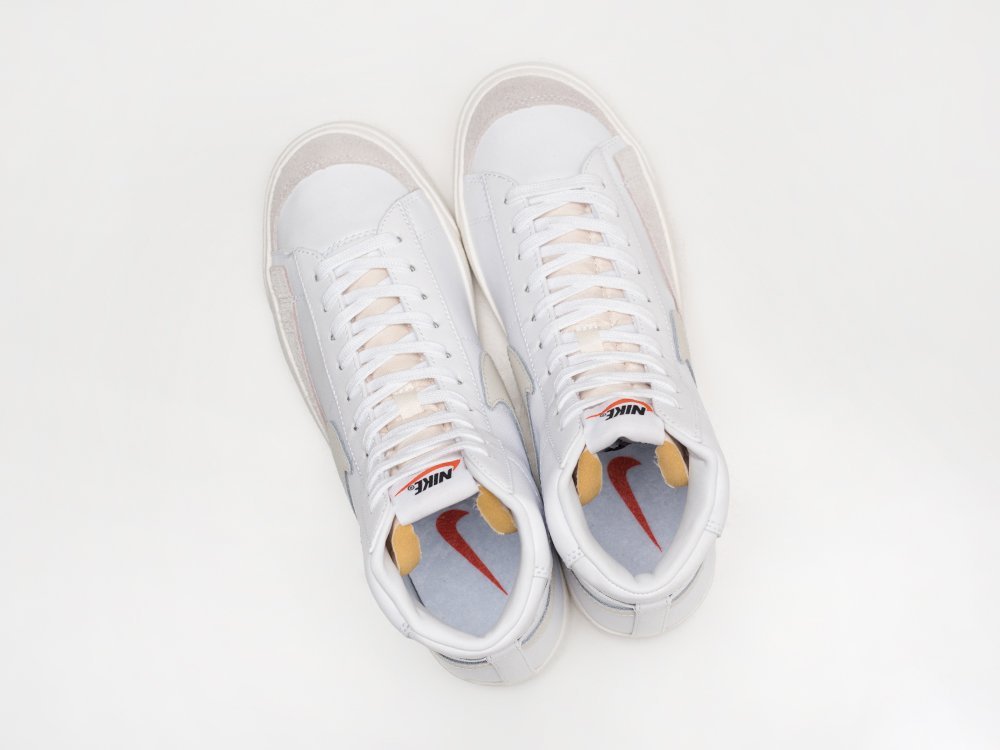 Nike Blazer Mid 77 Vintage Light Bone белые кожа мужские (AR28715) - фото 3 Nike Blazer Mid 77 Vintage Light Bone белые кожа мужские (AR28715) - фото 3