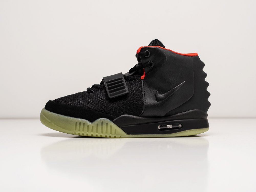 Nike Air Yeezy 2 NRG Solar Red черные текстиль женские (AR28747) - фото 1 Nike Air Yeezy 2 NRG Solar Red черные текстиль женские (AR28747) - фото 1