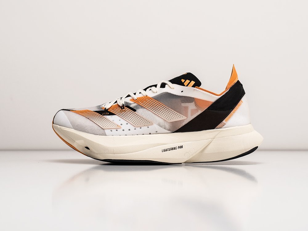 Adidas Adizero Adios Pro 3 белые текстиль мужские (AR28752) - фото 1 Adidas Adizero Adios Pro 3 белые текстиль мужские (AR28752) - фото 1