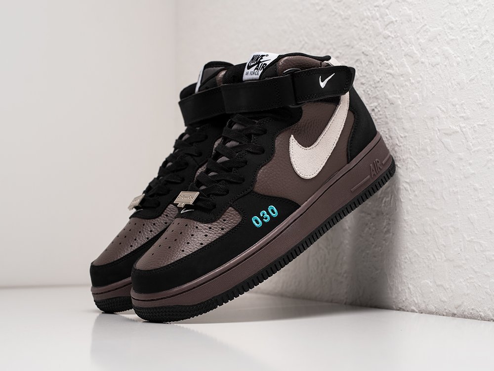 Nike Air Force 1 Mid NH 2 City Pack - Berlin коричневые кожа мужские (AR28753) - фото 2