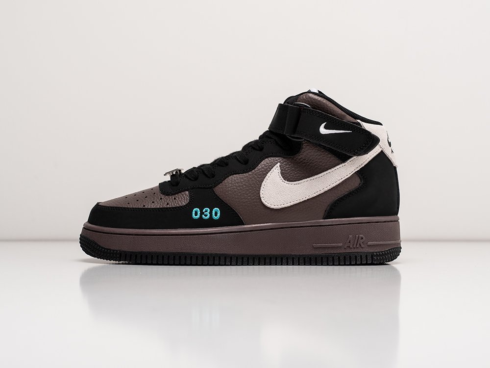 Nike Air Force 1 Mid NH 2 City Pack - Berlin коричневые кожа мужские (AR28753) - фото 1