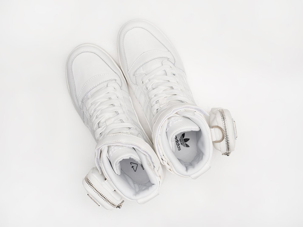 Adidas x Prada x Forum High WMNS белые кожа женские (AR28767) - фото 3 Adidas x Prada x Forum High WMNS белые кожа женские (AR28767) - фото 3