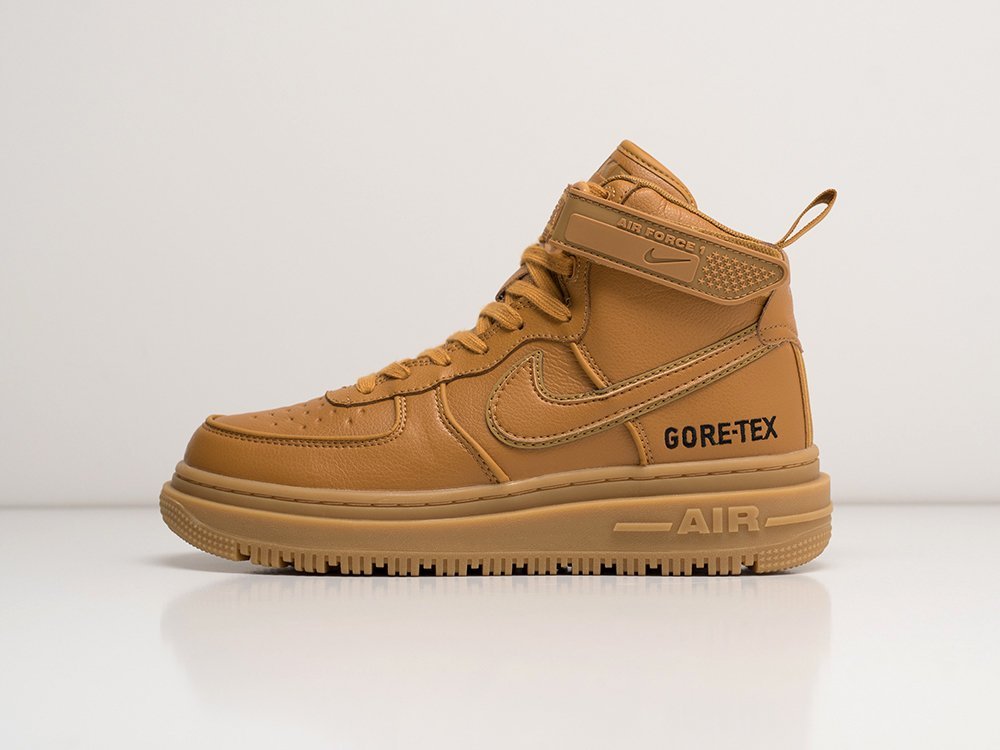 Nike Air Force 1 Gore-Tex Wheat 2 коричневые кожа мужские (AR28772) - фото 1