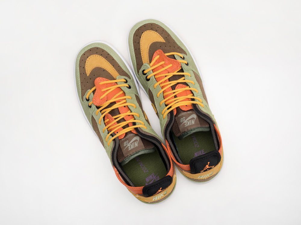 Nike x Kiks x Ejder x SB Dunk Low Pro Green - Brown зеленые замша мужские (AR28774) - фото 3 Nike x Kiks x Ejder x SB Dunk Low Pro Green - Brown зеленые замша мужские (AR28774) - фото 3