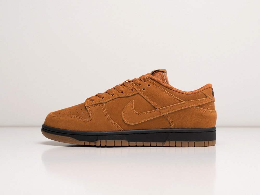 Nike SB Dunk Low Pro Wheat Mocha коричневые замша мужские (AR28780) - фото 1 Nike SB Dunk Low Pro Wheat Mocha коричневые замша мужские (AR28780) - фото 1