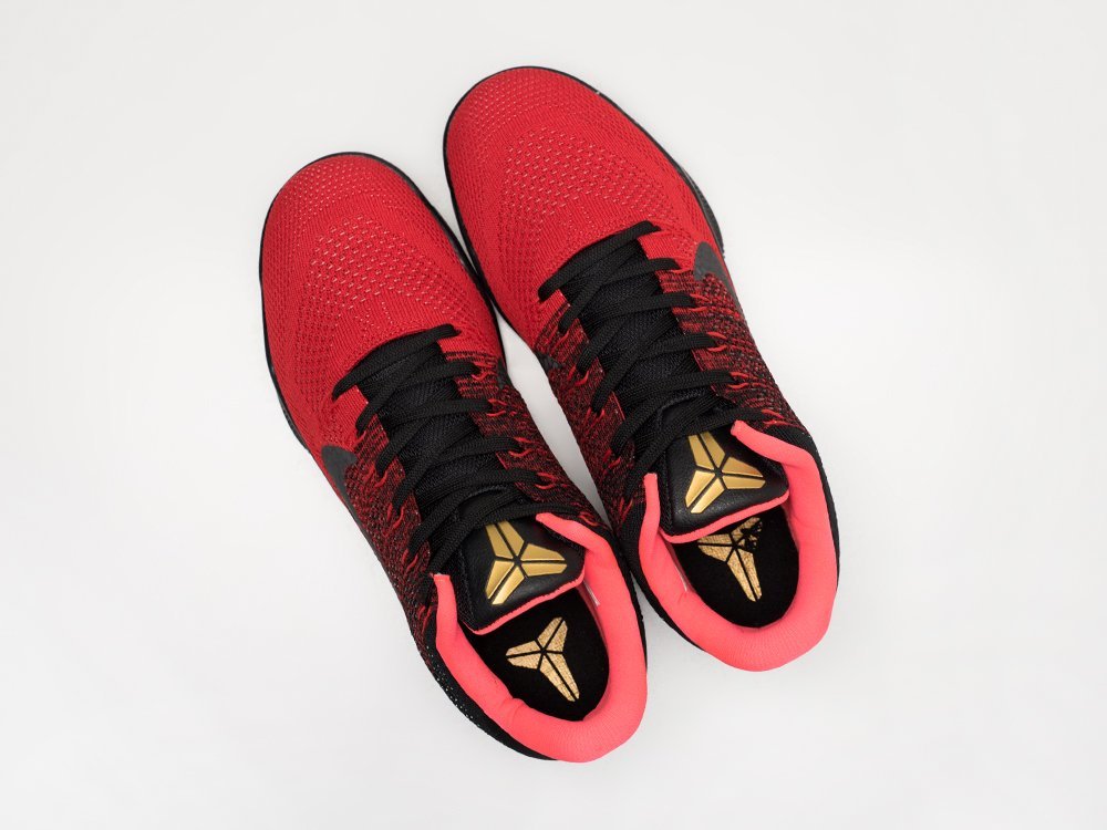 Nike Kobe 11 Elite Low Achilles Heel красные текстиль мужские (AR28783) - фото 3