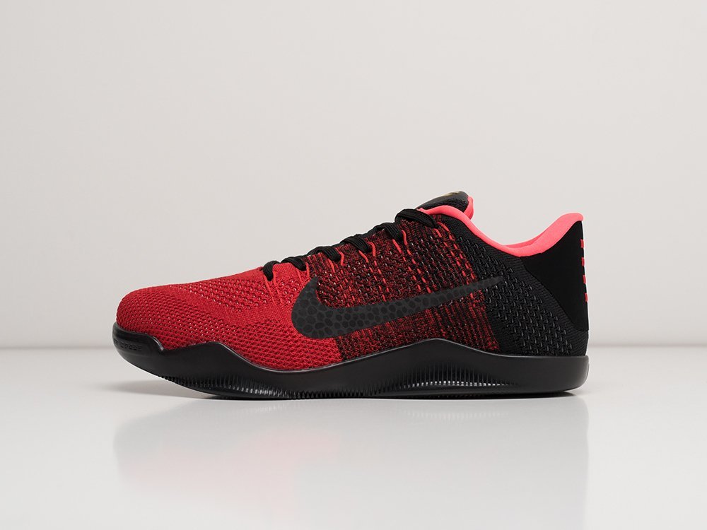 Nike Kobe 11 Elite Low Achilles Heel красные текстиль мужские (AR28783) - фото 1 Nike Kobe 11 Elite Low Achilles Heel красные текстиль мужские (AR28783) - фото 1