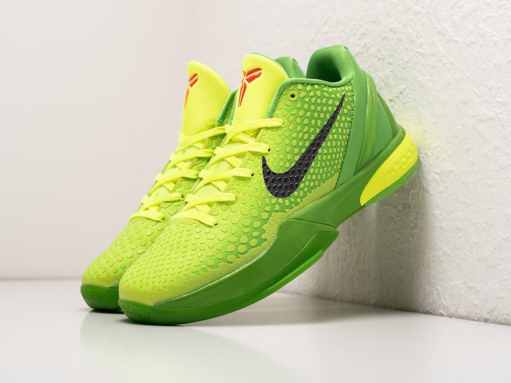 Nike Zoom Kobe 6 Protro Grinch зеленые кожа мужские (AR28787) - фото 2 Nike Zoom Kobe 6 Protro Grinch зеленые кожа мужские (AR28787) - фото 2