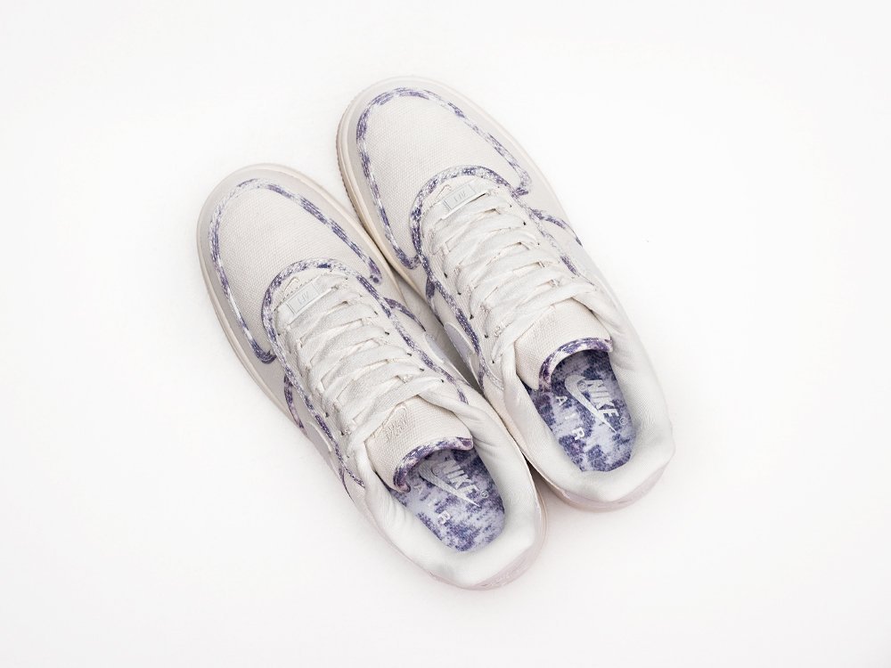 Nike Air Force 1 Low Lavender WMNS белые текстиль женские (AR28792) - фото 3 Nike Air Force 1 Low Lavender WMNS белые текстиль женские (AR28792) - фото 3