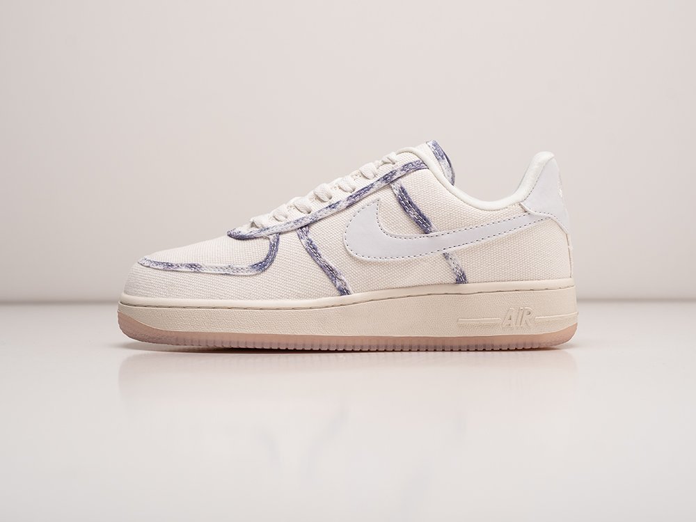 Nike Air Force 1 Low Lavender WMNS белые текстиль женские (AR28792) - фото 1 Nike Air Force 1 Low Lavender WMNS белые текстиль женские (AR28792) - фото 1