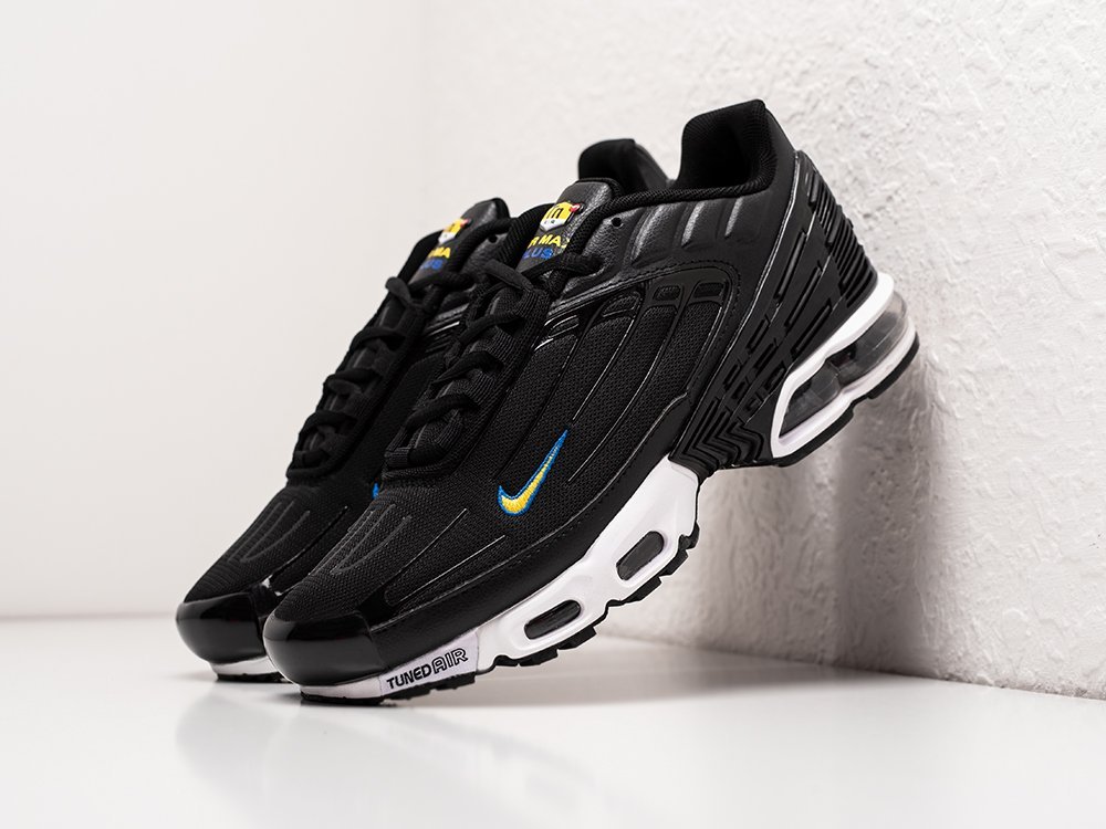 Nike Air Max Plus 3 черные текстиль мужские (AR28793) - фото 2 Nike Air Max Plus 3 черные текстиль мужские (AR28793) - фото 2