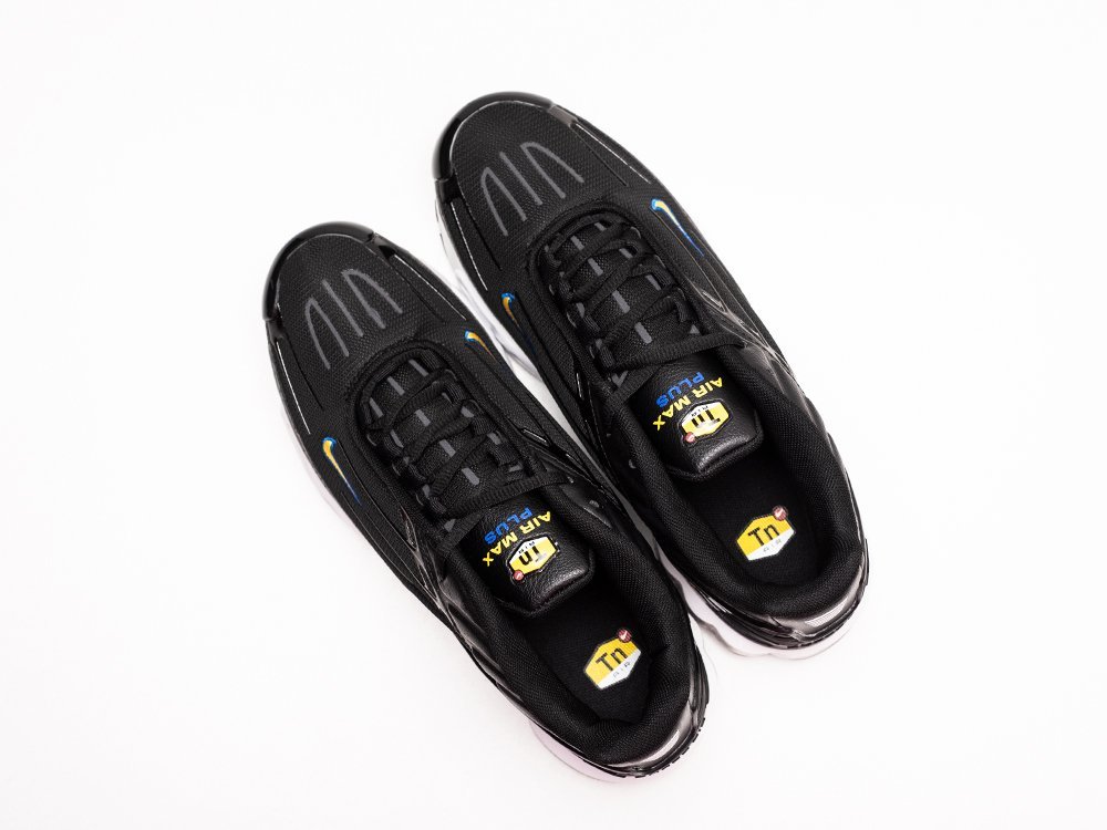 Nike Air Max Plus 3 черные текстиль мужские (AR28793) - фото 3