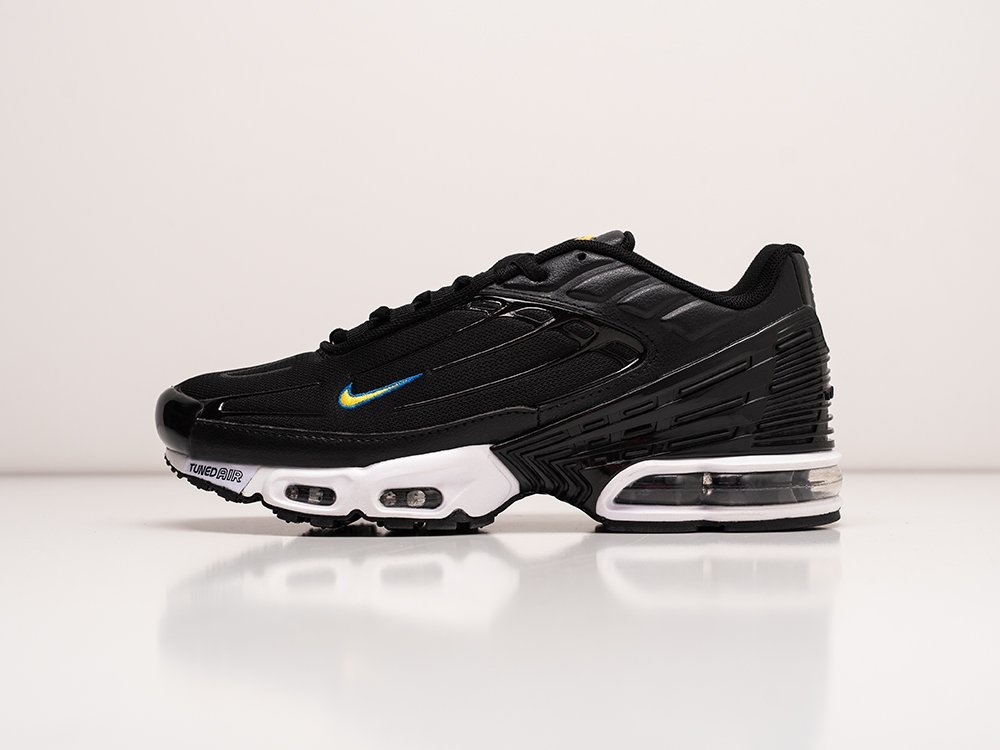 Nike Air Max Plus 3 черные текстиль мужские (AR28793) - фото 1 Nike Air Max Plus 3 черные текстиль мужские (AR28793) - фото 1