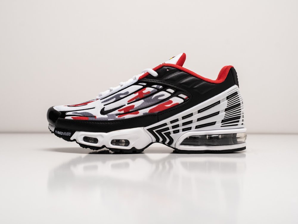 Nike Air Max Plus 3 белые текстиль мужские (AR28794) - фото 1 Nike Air Max Plus 3 белые текстиль мужские (AR28794) - фото 1