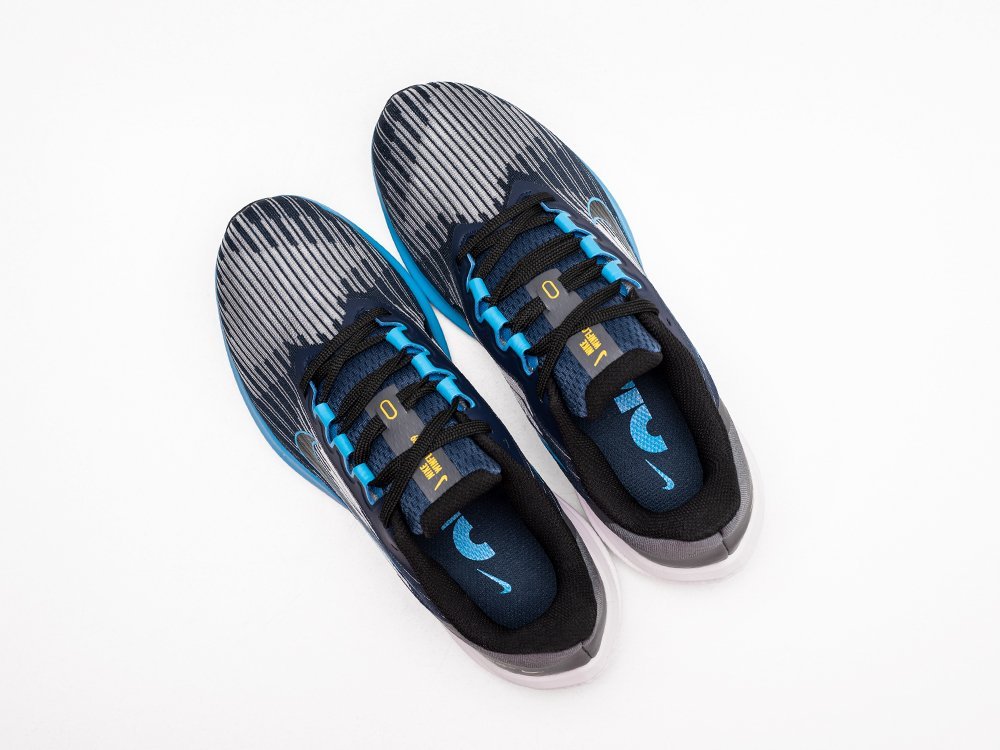 Nike Zoom Winflo 9 синие текстиль мужские (AR28809) - фото 3
