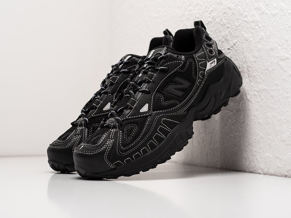 New Balance 703 Black Silver White черные кожа мужские (AR28811) - фото 2 New Balance 703 Black Silver White черные кожа мужские (AR28811) - фото 2