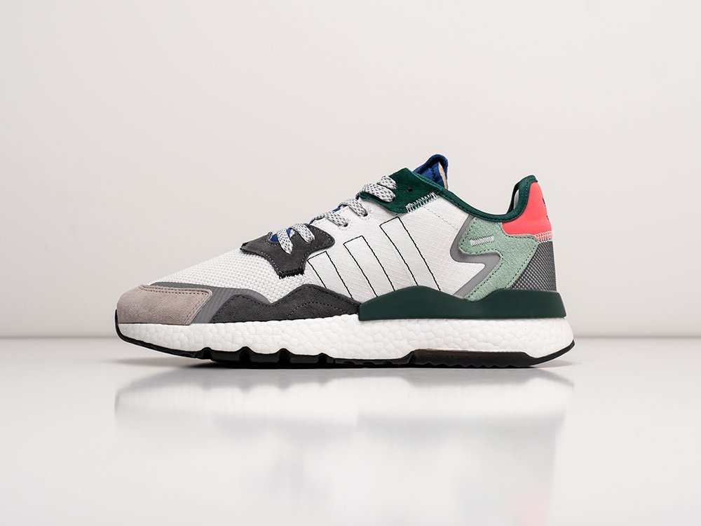 Adidas Nite Jogger Collegiate Green белые текстиль мужские (AR28903) - фото 1 Adidas Nite Jogger Collegiate Green белые текстиль мужские (AR28903) - фото 1