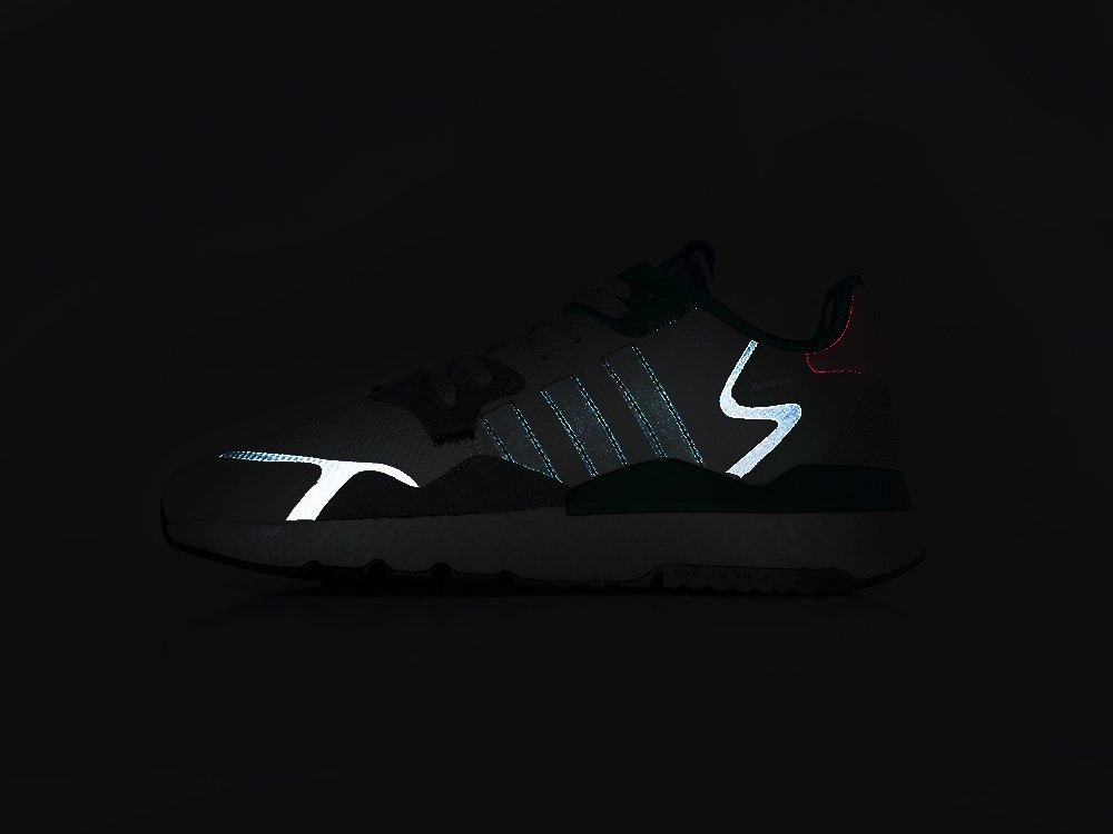 Adidas Nite Jogger Collegiate Green белые текстиль мужские (AR28903) - фото 4 Adidas Nite Jogger Collegiate Green белые текстиль мужские (AR28903) - фото 4