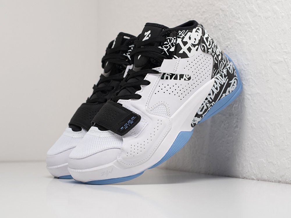 Nike Jordan Zion 2 белые текстиль мужские (AR28905) - фото 2 Nike Jordan Zion 2 белые текстиль мужские (AR28905) - фото 2