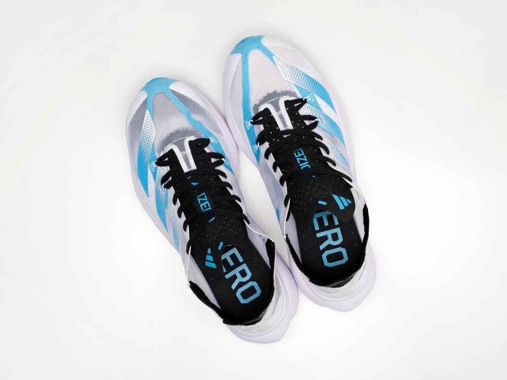 Adidas Adizero Adios Pro 3 белые текстиль мужские (AR28910) - фото 3 Adidas Adizero Adios Pro 3 белые текстиль мужские (AR28910) - фото 3