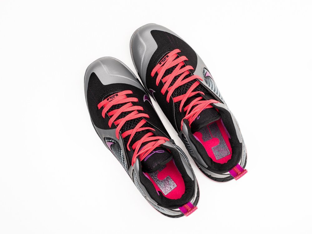 Nike Lebron 9 Miami Night серые текстиль мужские (AR28920) - фото 3 Nike Lebron 9 Miami Night серые текстиль мужские (AR28920) - фото 3