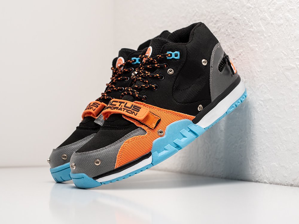 Nike x Travis Scott x Air Trainer 1 SP черные текстиль мужские (AR28948) - фото 2 Nike x Travis Scott x Air Trainer 1 SP черные текстиль мужские (AR28948) - фото 2