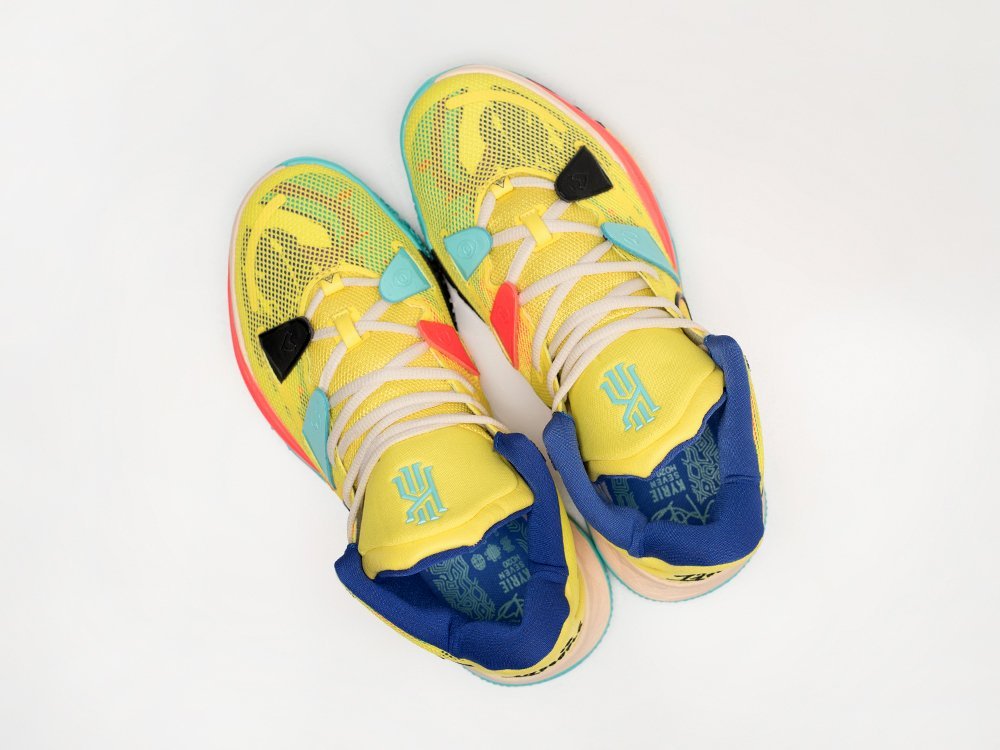 Nike Kyrie 7 1 World 1 People желтые текстиль мужские (AR28951) - фото 3 Nike Kyrie 7 1 World 1 People желтые текстиль мужские (AR28951) - фото 3