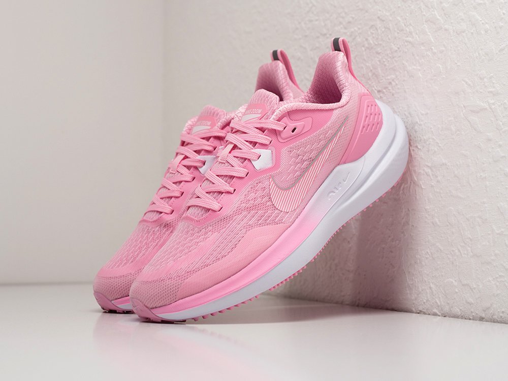 Nike Zoom Winflo 9 WMNS розовые текстиль женские (AR28977) - фото 2