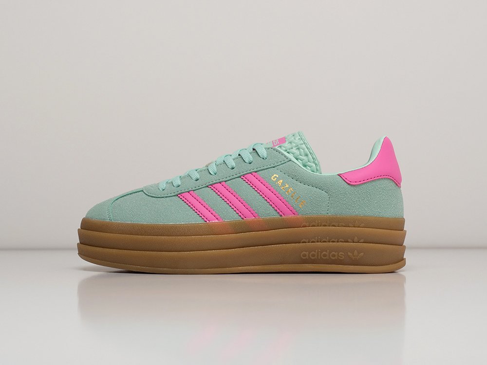 Adidas Gazelle Bold WMNS зеленые замша женские (AR28984) - фото 1 Adidas Gazelle Bold WMNS зеленые замша женские (AR28984) - фото 1