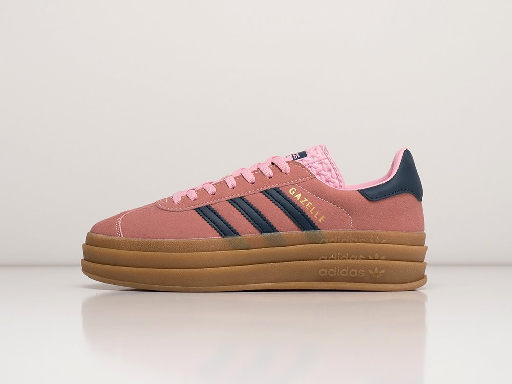 Adidas Gazelle Bold WMNS розовые замша женские (AR28985) - фото 1