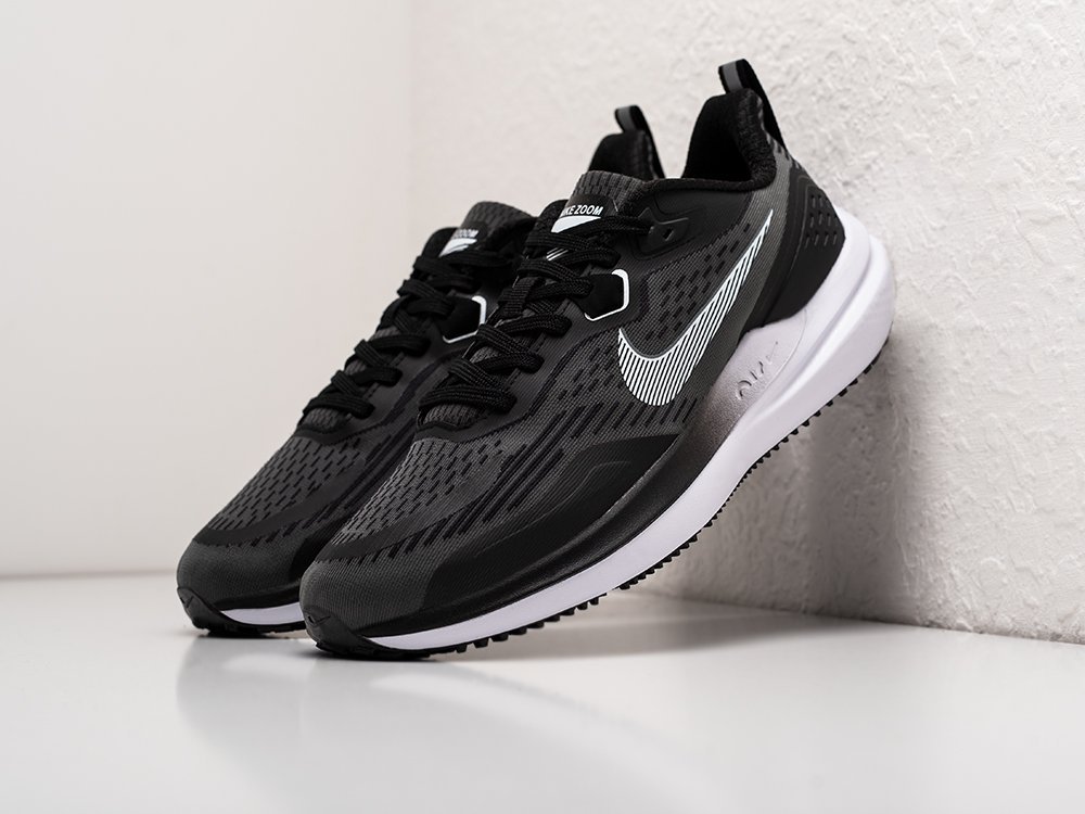 Nike Zoom Winflo 9 черные текстиль мужские (AR29001) - фото 2