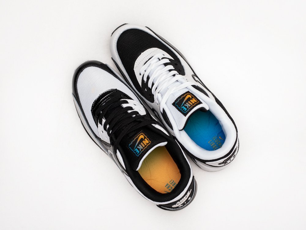 Nike Air Max 90 Lucha Libre белые кожа мужские (AR29027) - фото 3 Nike Air Max 90 Lucha Libre белые кожа мужские (AR29027) - фото 3