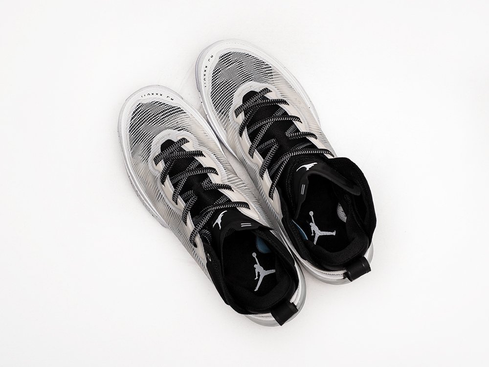 Nike Air Jordan XXXVII Oreo белые текстиль мужские (AR29032) - фото 3 Nike Air Jordan XXXVII Oreo белые текстиль мужские (AR29032) - фото 3