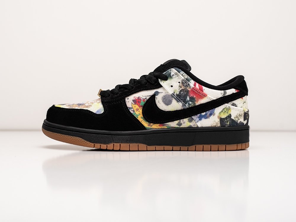 Nike x Supreme x SB Dunk Low Rammellzee черные текстиль мужские (AR29042) - фото 4 Nike x Supreme x SB Dunk Low Rammellzee черные текстиль мужские (AR29042) - фото 4