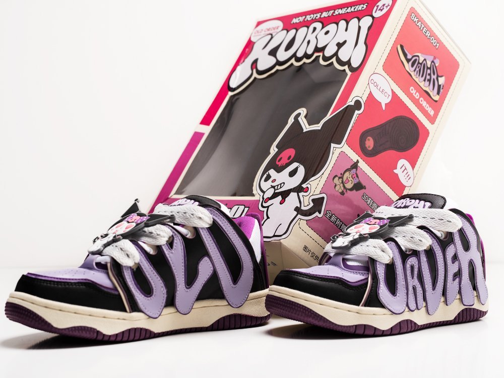 Old Order SANRIO Kuromi x Skater 001 WMNS фиолетовые кожа женские (AR29067) - фото 7 Old Order SANRIO Kuromi x Skater 001 WMNS фиолетовые кожа женские (AR29067) - фото 7