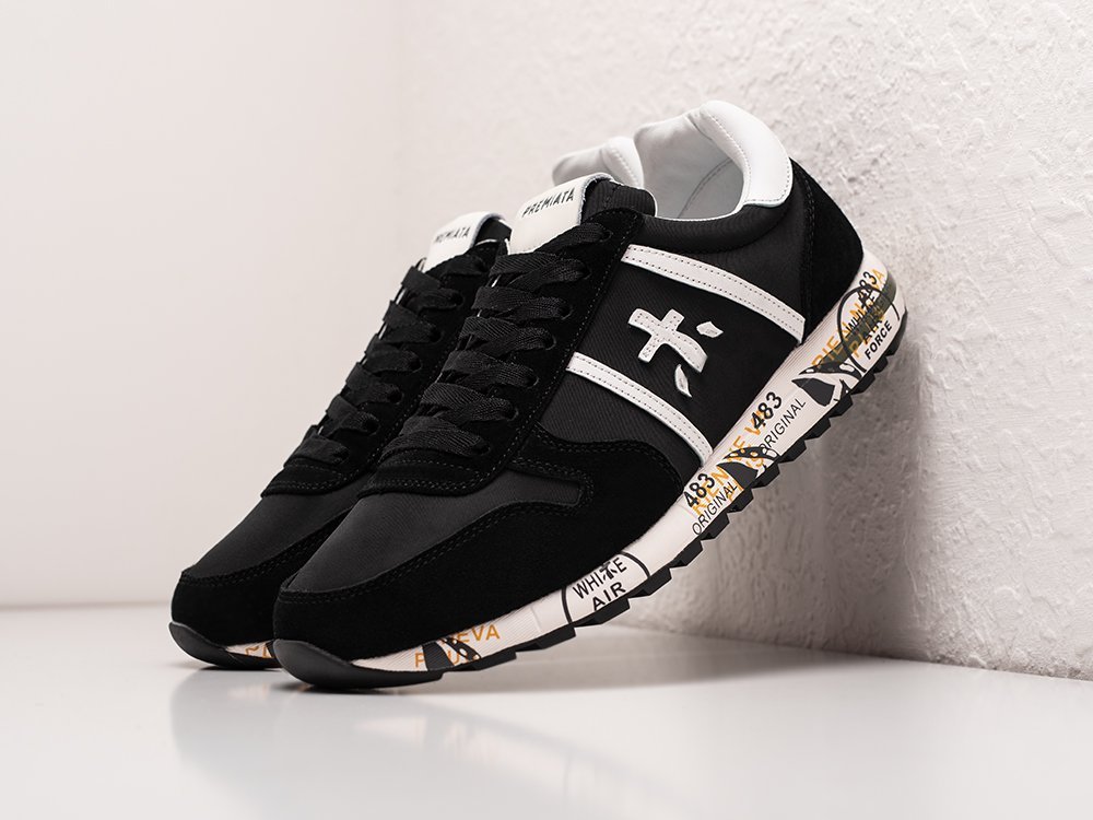 Premiata Lander черные текстиль мужские (AR29070) - фото 2 Premiata Lander черные текстиль мужские (AR29070) - фото 2