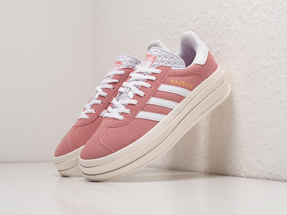 Adidas Gazelle Bold WMNS розовые текстиль женские (AR29080) - фото 2 Adidas Gazelle Bold WMNS розовые текстиль женские (AR29080) - фото 2