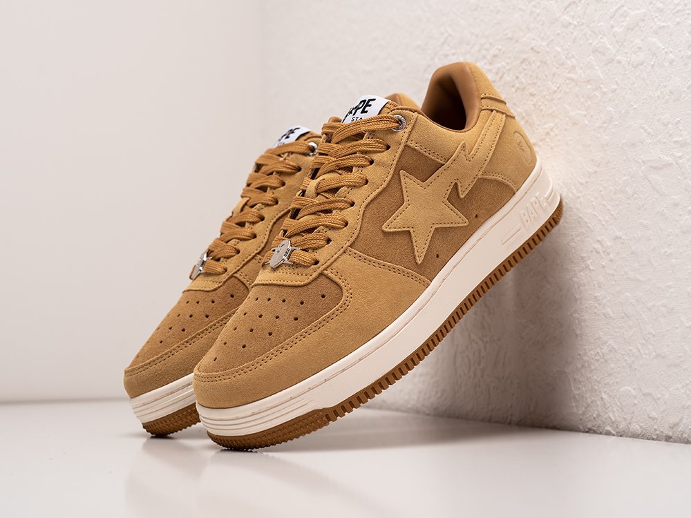 Bape Bapesta Low коричневые замша мужские (AR29088) - фото 2 Bape Bapesta Low коричневые замша мужские (AR29088) - фото 2
