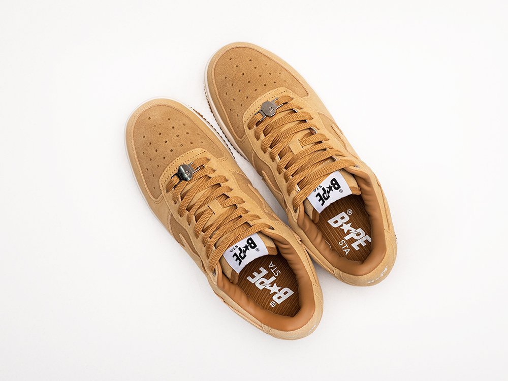 Bape Bapesta Low коричневые замша мужские (AR29088) - фото 3 Bape Bapesta Low коричневые замша мужские (AR29088) - фото 3