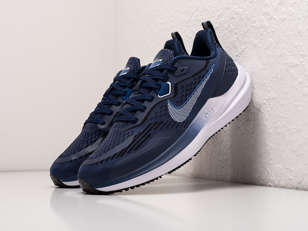 Nike Zoom Winflo 9 синие текстиль мужские (AR29091) - фото 2