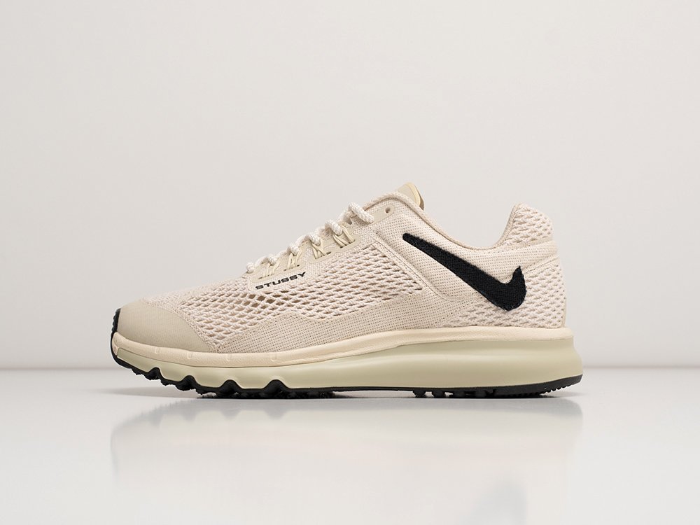 Nike Stussy x Air Max 2013 бежевые текстиль мужские (AR29093) - фото 1