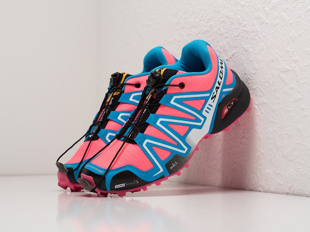 Salomon Speedcross 3 CS WMNS розовые текстиль женские (AR29100) - фото 2 Salomon Speedcross 3 CS WMNS розовые текстиль женские (AR29100) - фото 2