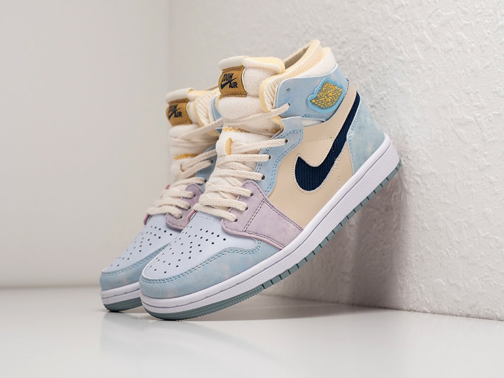 Nike Air Jordan 1 Zoom Air CMFT Celestine Blue WMNS голубые кожа женские (AR29111) - фото 2 Nike Air Jordan 1 Zoom Air CMFT Celestine Blue WMNS голубые кожа женские (AR29111) - фото 2