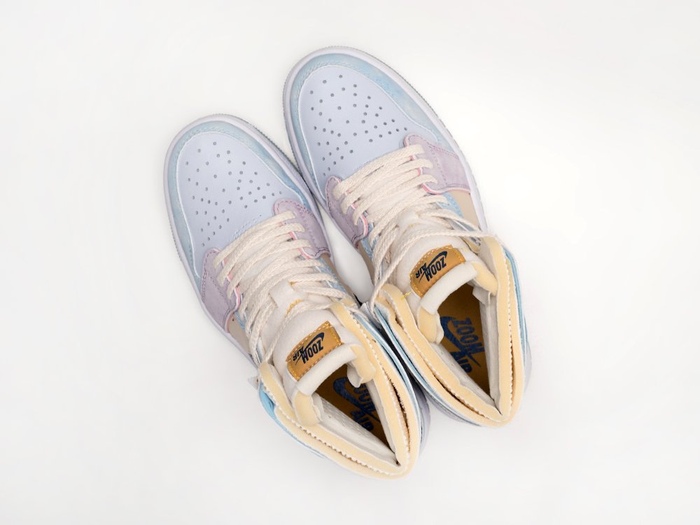 Nike Air Jordan 1 Zoom Air CMFT Celestine Blue WMNS голубые кожа женские (AR29111) - фото 3 Nike Air Jordan 1 Zoom Air CMFT Celestine Blue WMNS голубые кожа женские (AR29111) - фото 3