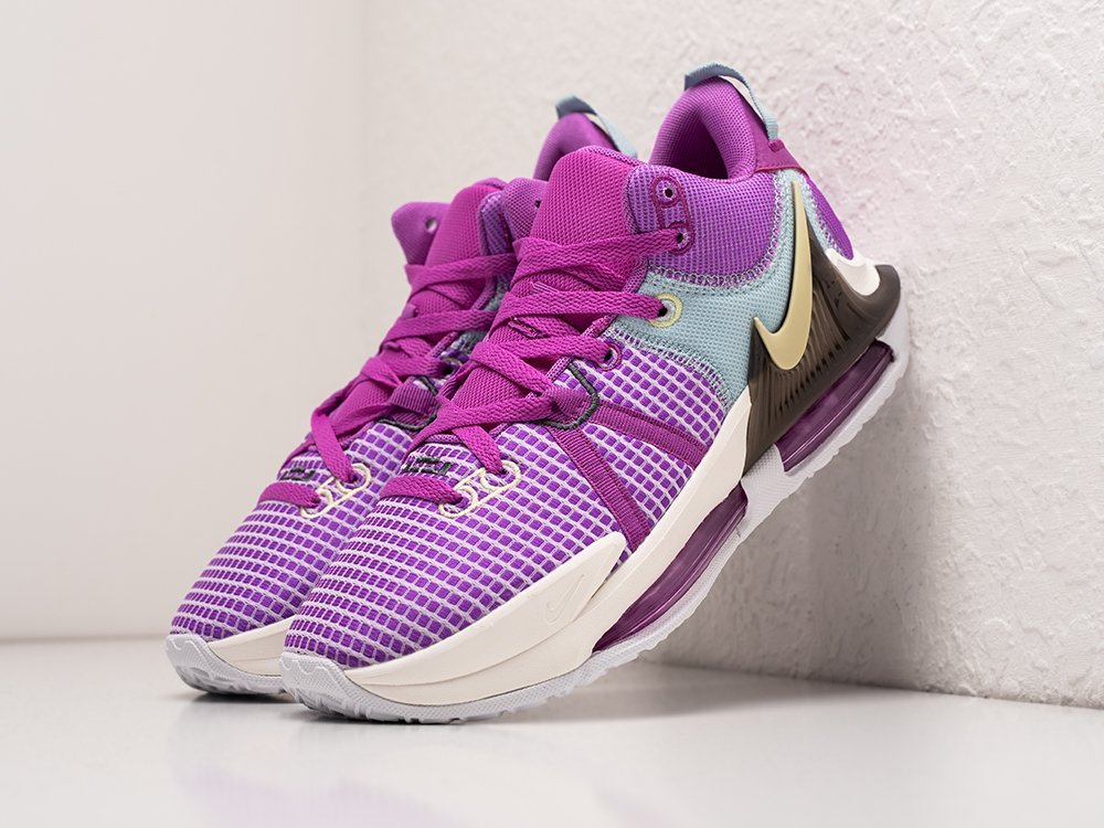 Nike Lebron Witness VII Fuchsia Dream розовые текстиль мужские (AR29161) - фото 2 Nike Lebron Witness VII Fuchsia Dream розовые текстиль мужские (AR29161) - фото 2