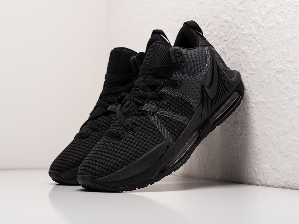 Nike Lebron Witness VII Triple Black черные текстиль мужские (AR29193) - фото 2 Nike Lebron Witness VII Triple Black черные текстиль мужские (AR29193) - фото 2