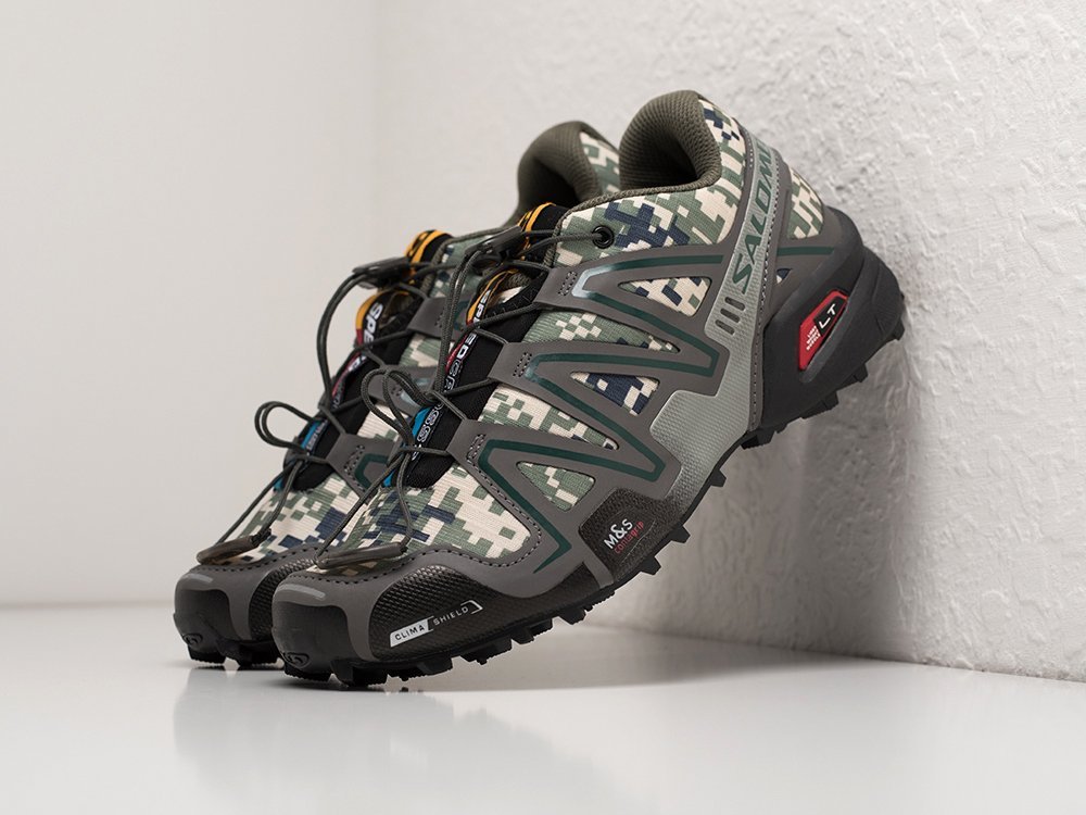 Salomon Speedcross 3 CS серые текстиль мужские (AR29196) - фото 2 Salomon Speedcross 3 CS серые текстиль мужские (AR29196) - фото 2