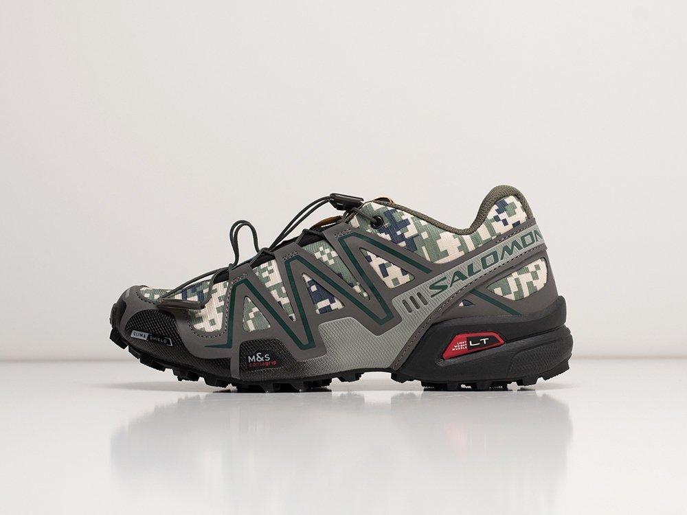 Salomon Speedcross 3 CS серые текстиль мужские (AR29196) - фото 1