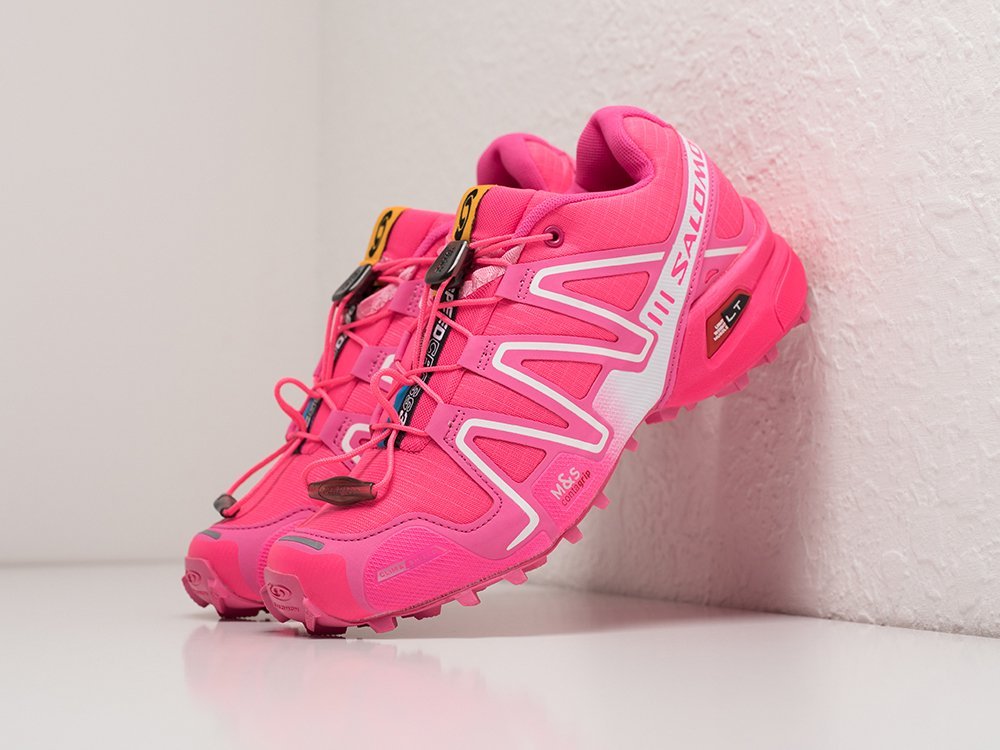 Salomon Speedcross 3 CS WMNS розовые текстиль женские (AR29197) - фото 2 Salomon Speedcross 3 CS WMNS розовые текстиль женские (AR29197) - фото 2