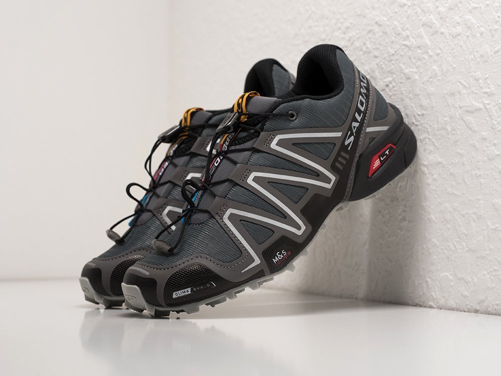 Salomon Speedcross 3 CS серые текстиль мужские (AR29198) - фото 2